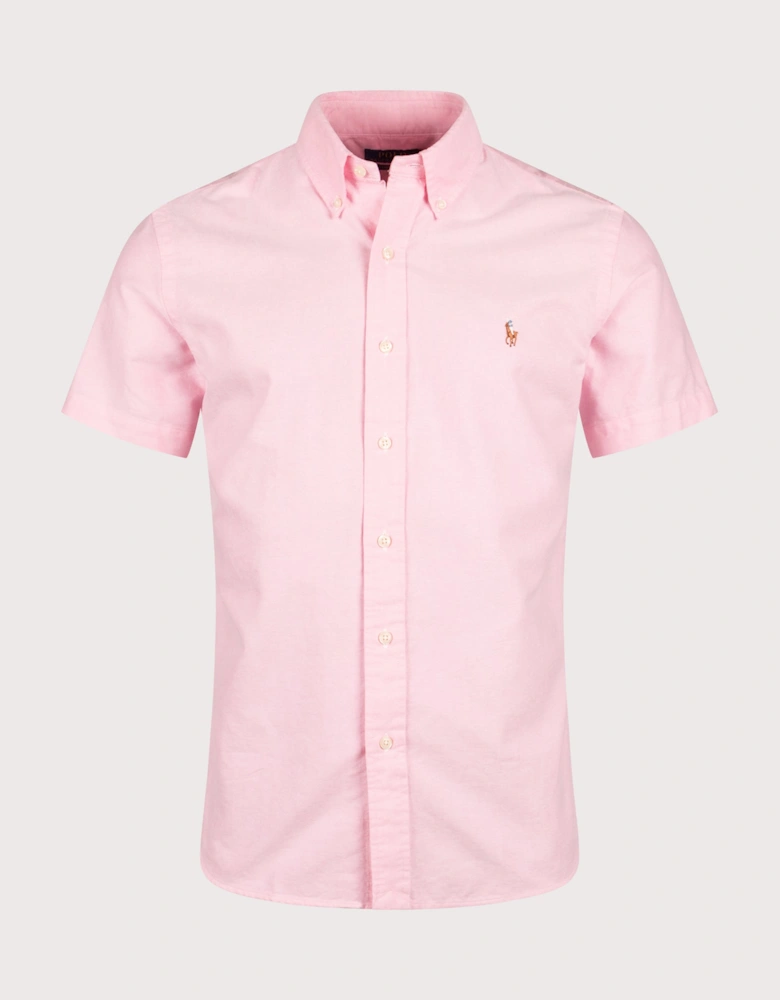 Custom Fit Short Sleeve Lightweight Oxford Shirt