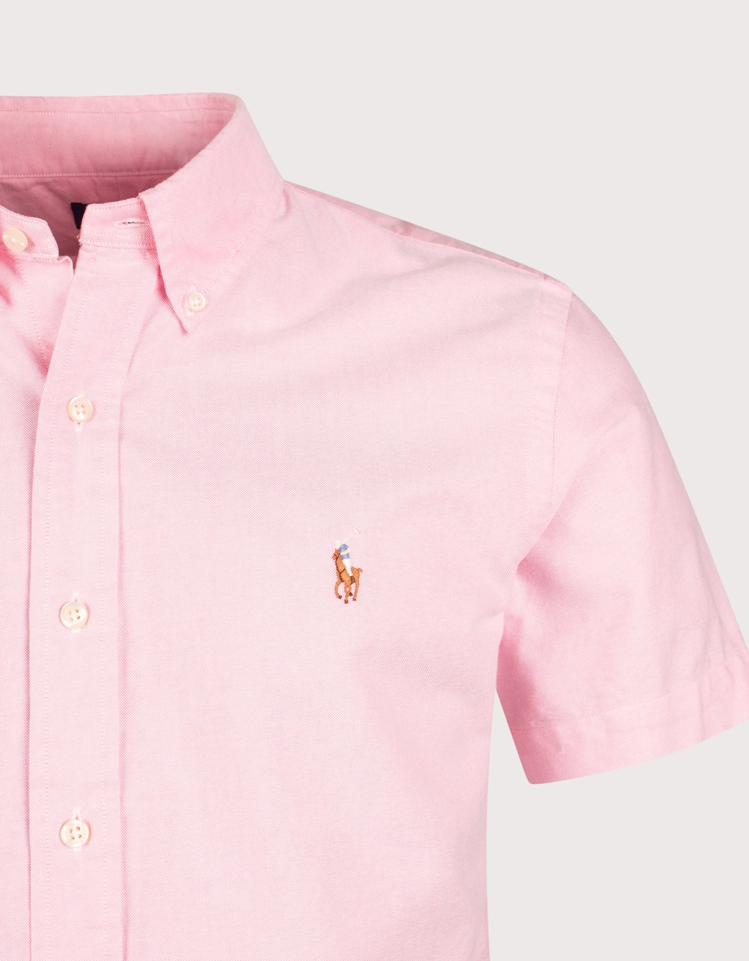 Custom Fit Short Sleeve Lightweight Oxford Shirt