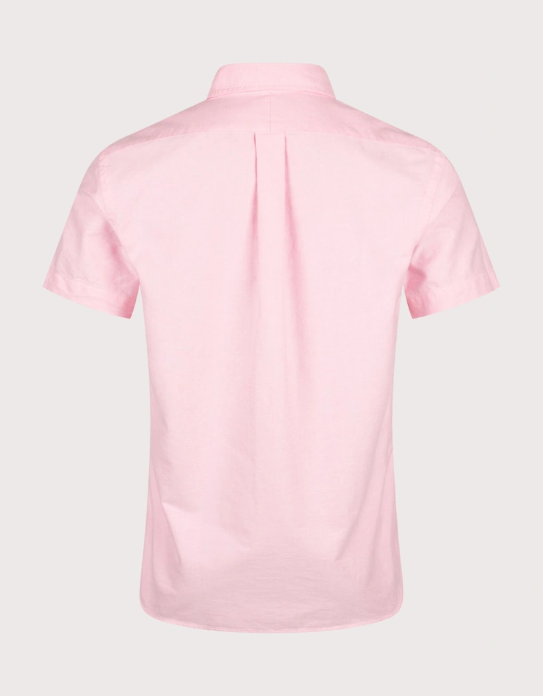Custom Fit Short Sleeve Lightweight Oxford Shirt