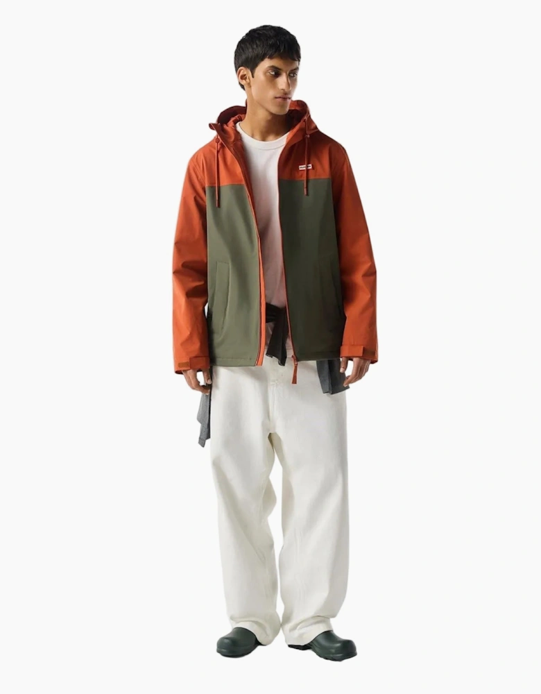 Original Mens Block Waterproof Men's Red Rain Jacket