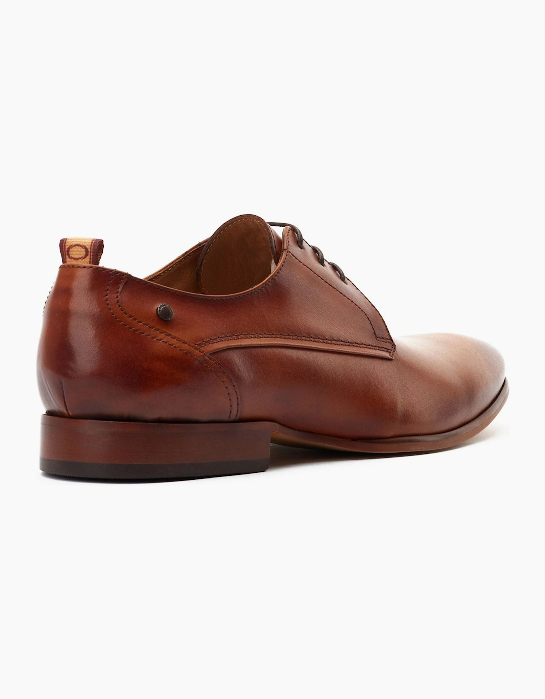 London Gambino Lace Up Leather Men's Burnt Tan Lace-Up Shoes