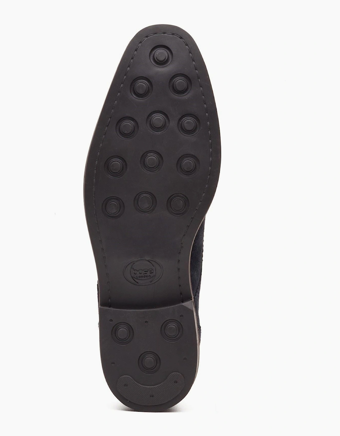 London Eton Lace Up Leather Men's Navy Lace-Up Shoes