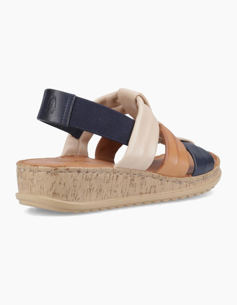 Eden Gladiator Leather Women's Navy Mix Sandals