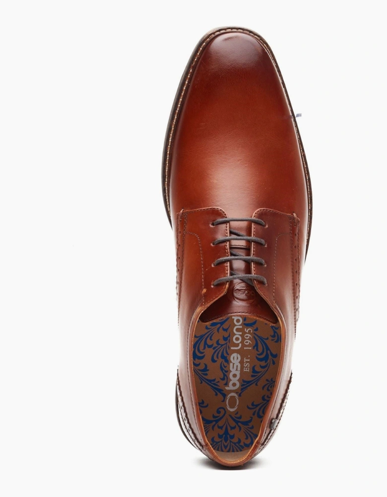 London Eton Lace Up Leather Men's Burnt Tan Lace-Up Shoes