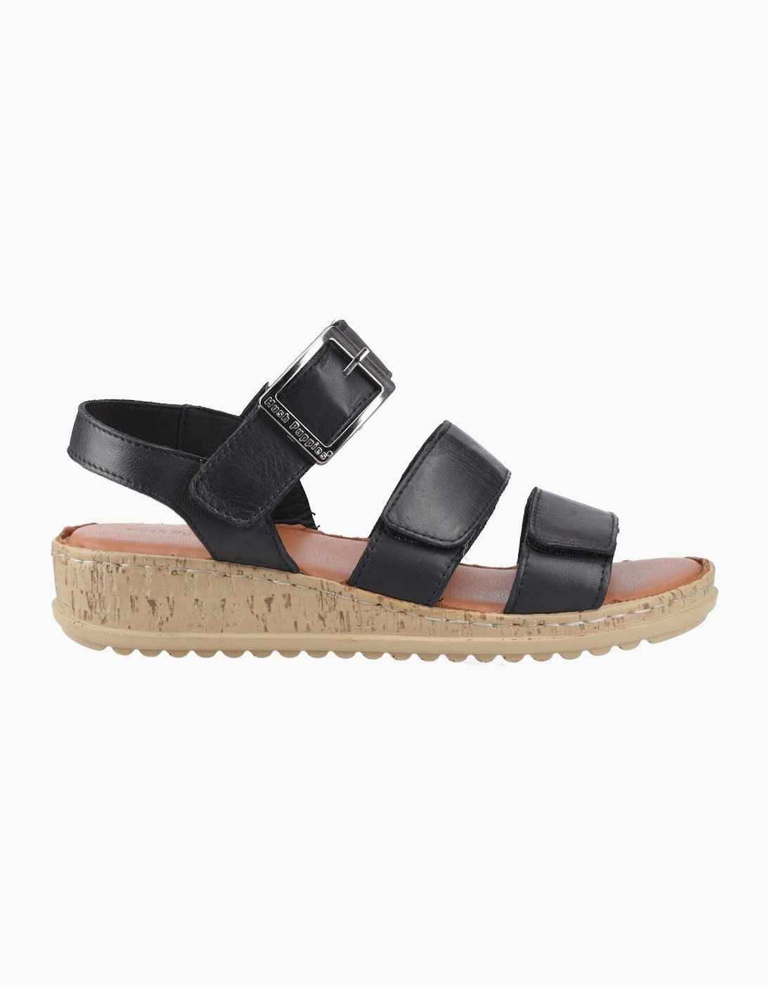 Eliana Sandal Leather Women's Black Sandals