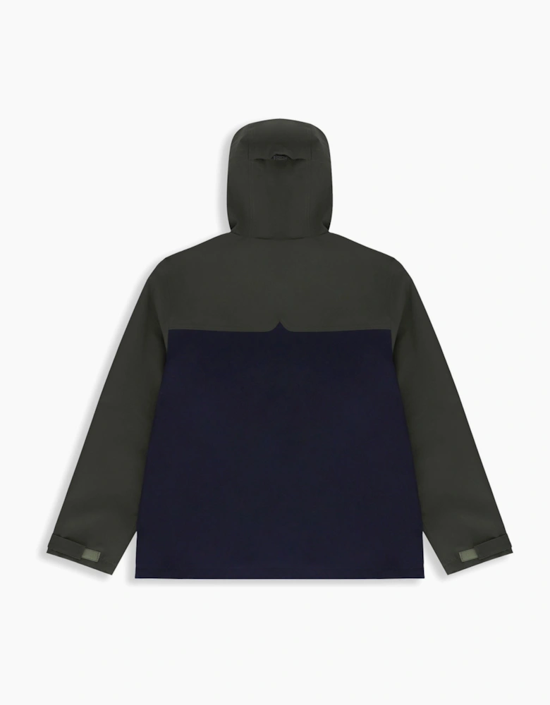 Original Mens Block Waterproof Men's Green Rain Jacket