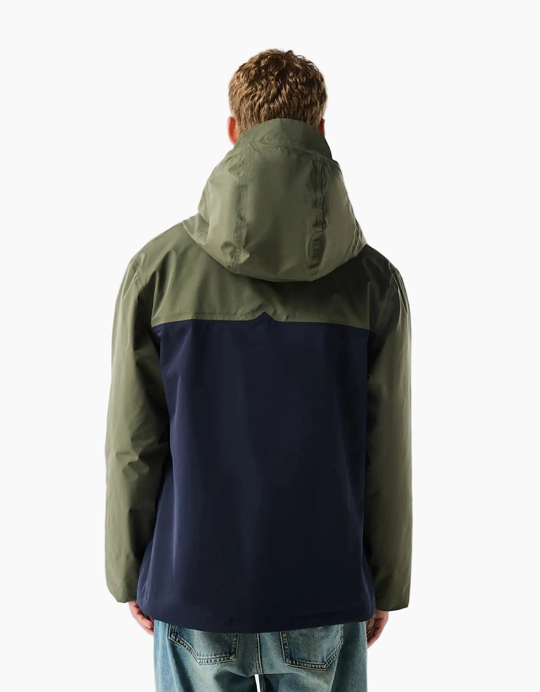 Original Mens Block Waterproof Men's Green Rain Jacket