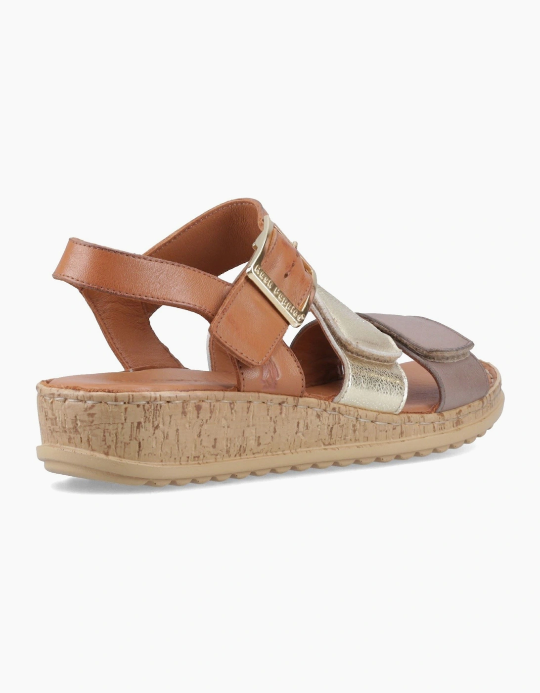 Eliana Sandal Leather Women's Gold Sandals