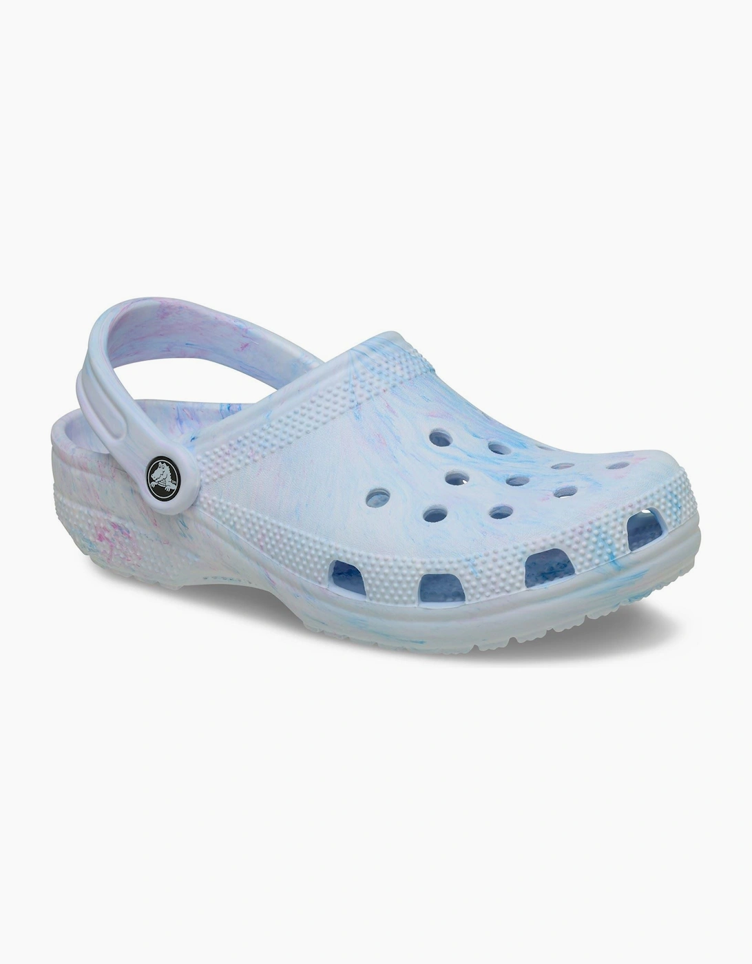 Crocs Women's Blue Classic Marbled Eva Oxygen Clogs - Size: Uk 3 / Eu 36-37 / Us M4w6
