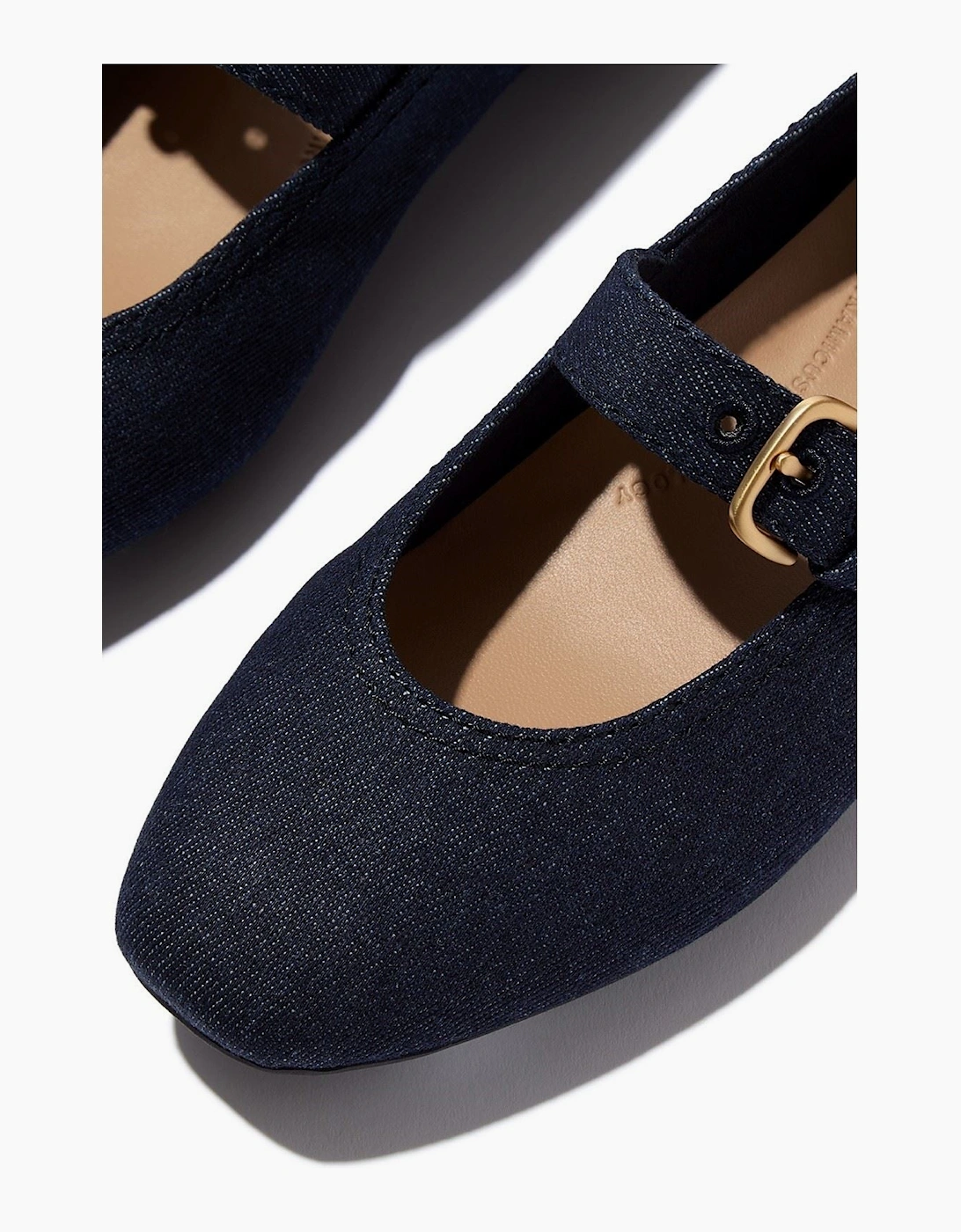 Delicato Polyester Women's Dark Denim Shoes