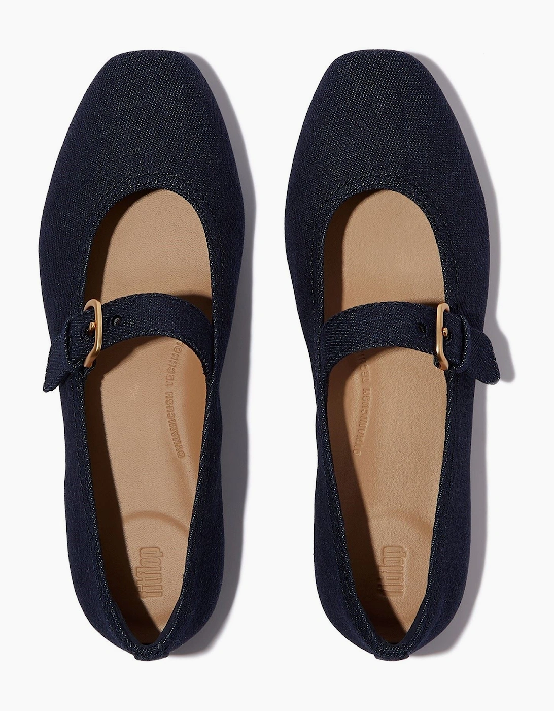 Delicato Polyester Women's Dark Denim Shoes