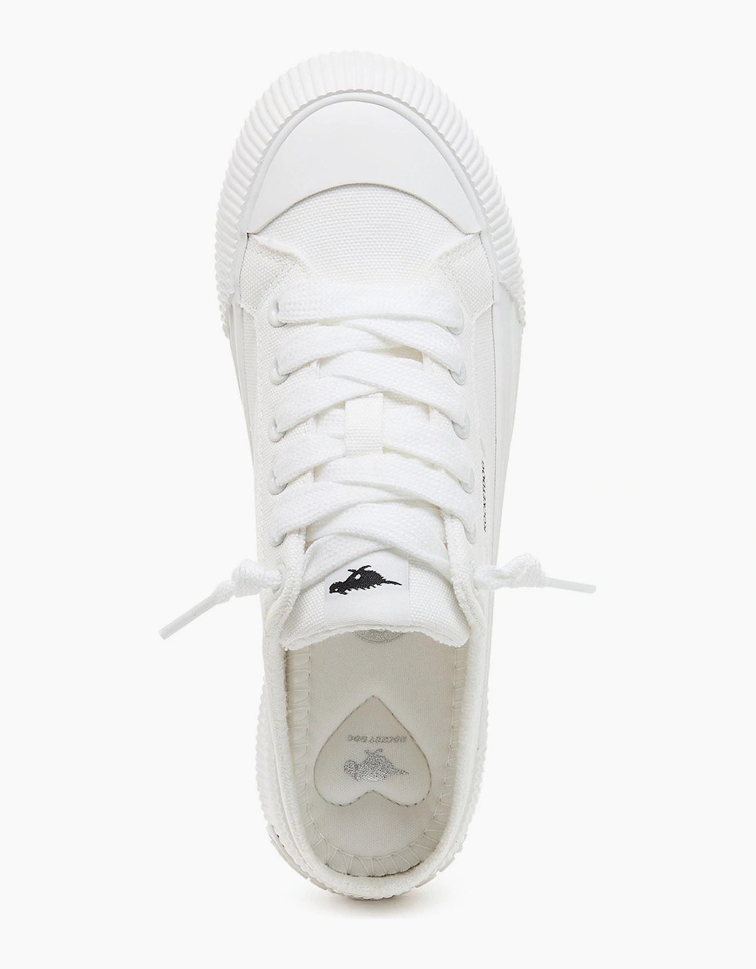 Cheery Mule Canvas Textile Women's White Mules