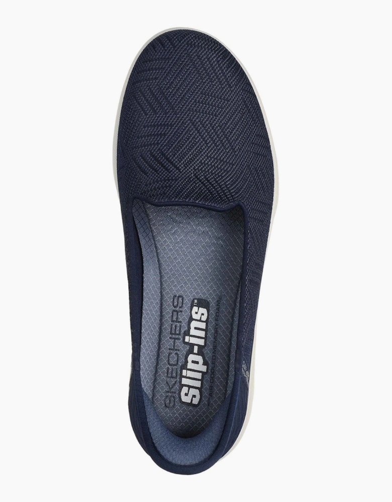 On-the-GO Flex - Clover Polyester Women's Navy Trainers