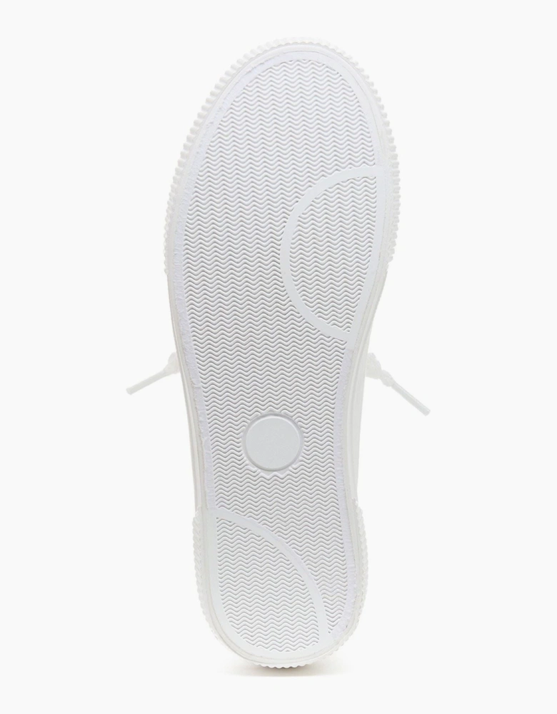 Cheery Mule Canvas Textile Women's White Mules