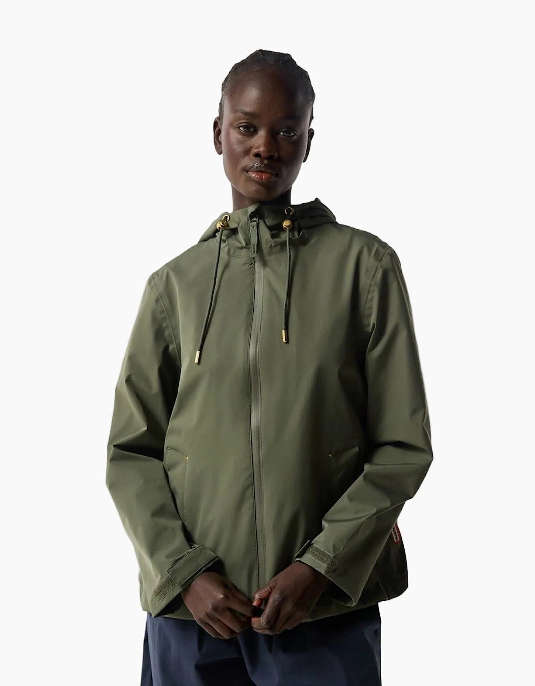Hunter Women's Green Original Lightweight Waterproof Rain Jacket  14 L