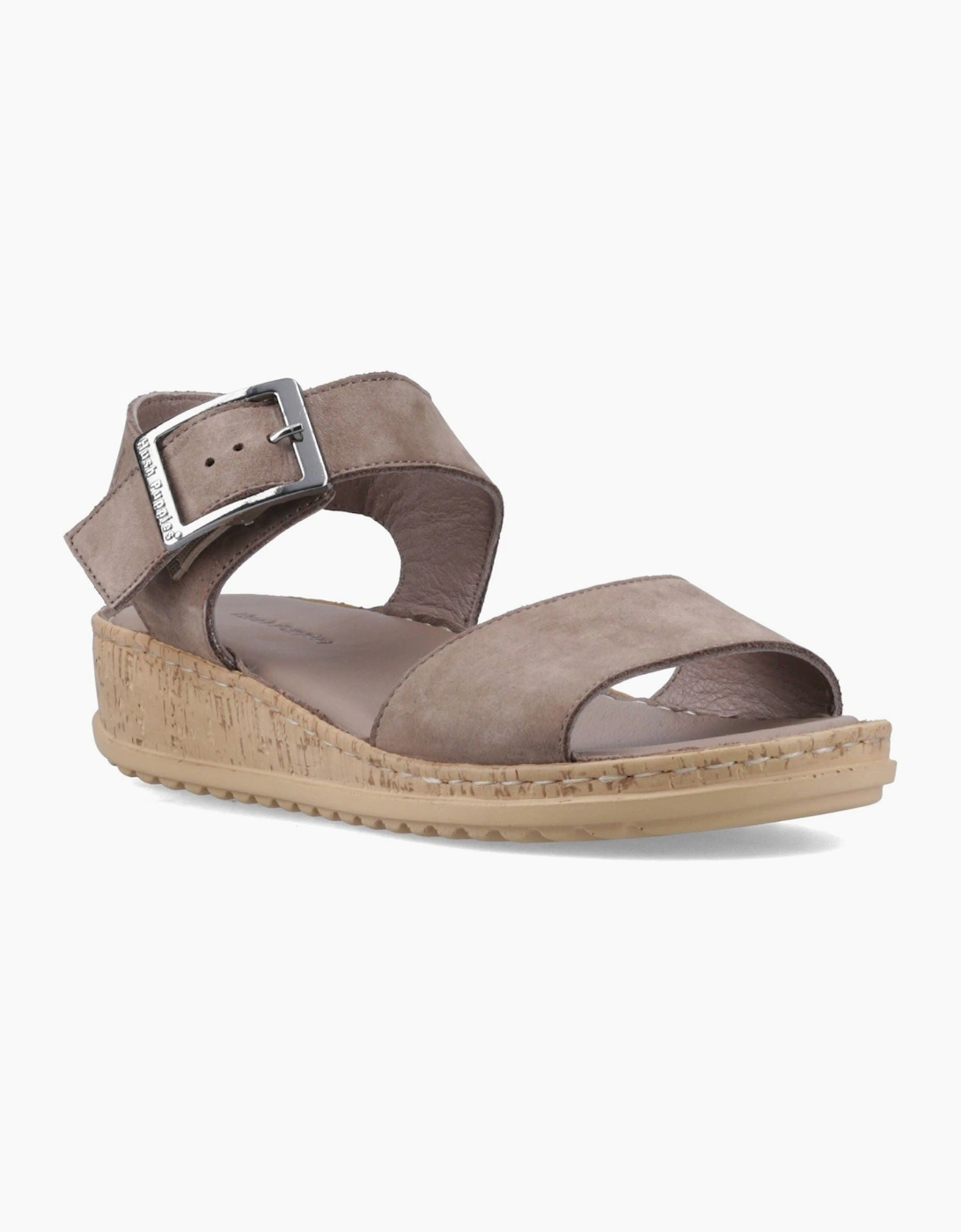 Ellie Leather Women's Fossil Sandals, 6 of 5