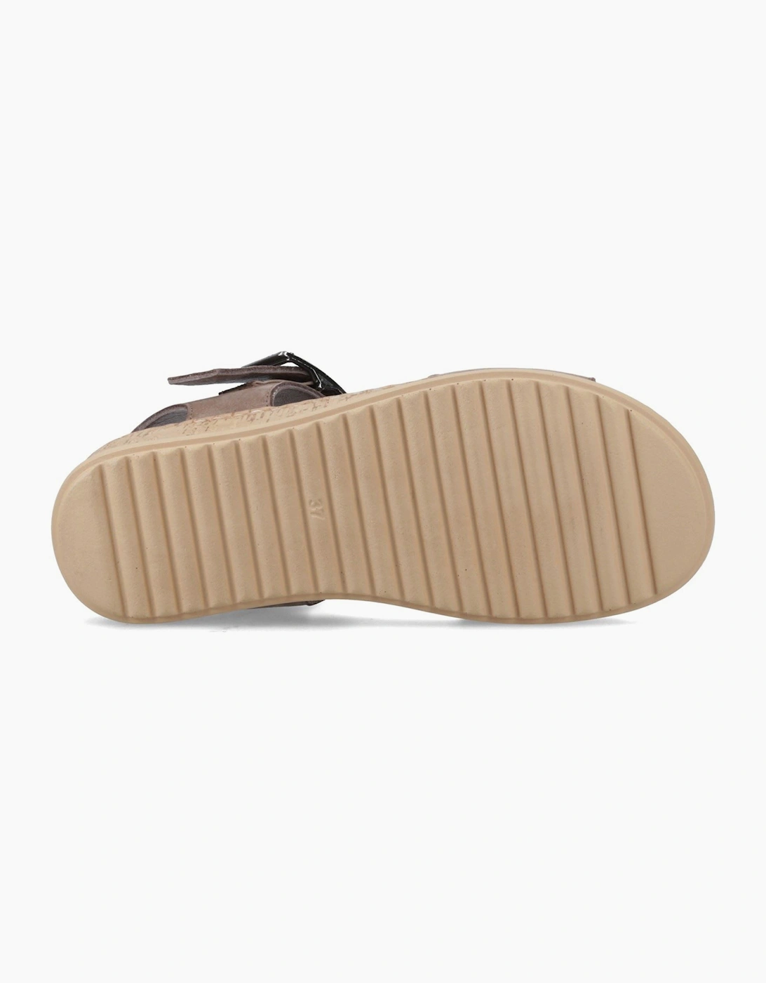 Ellie Leather Women's Fossil Sandals