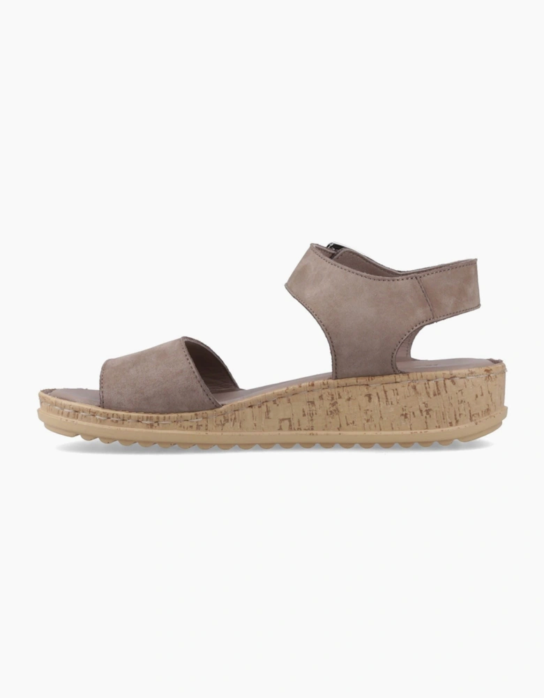 Ellie Leather Women's Fossil Sandals
