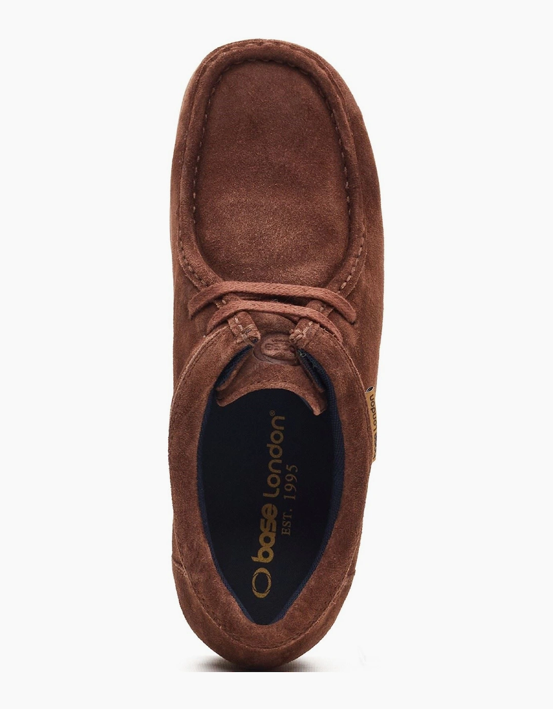 London Koko Lace Up Leather Men's Brown Moccasins Shoes