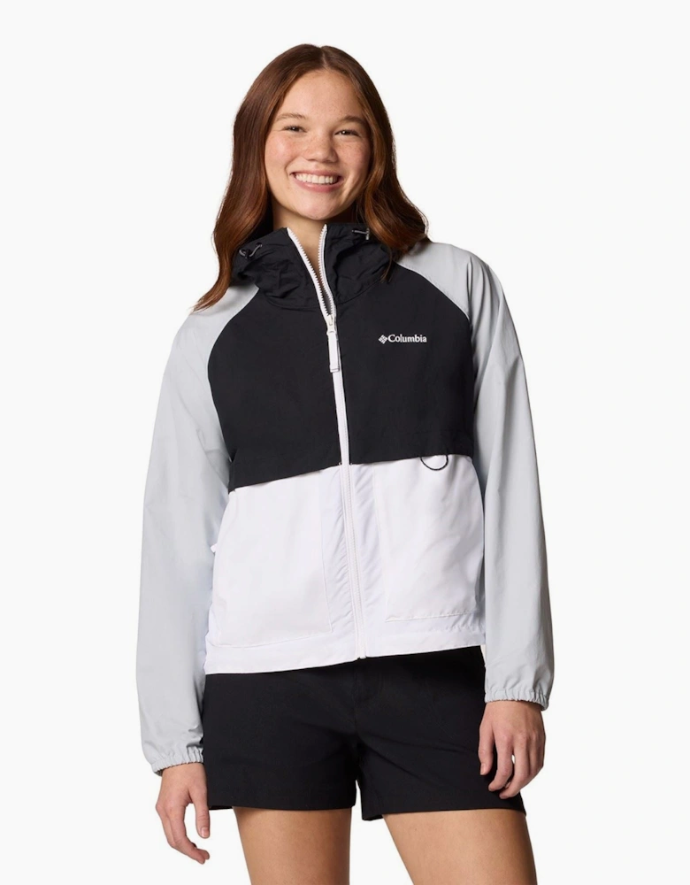 Spire Valley Women's White Windbreaker Jackets