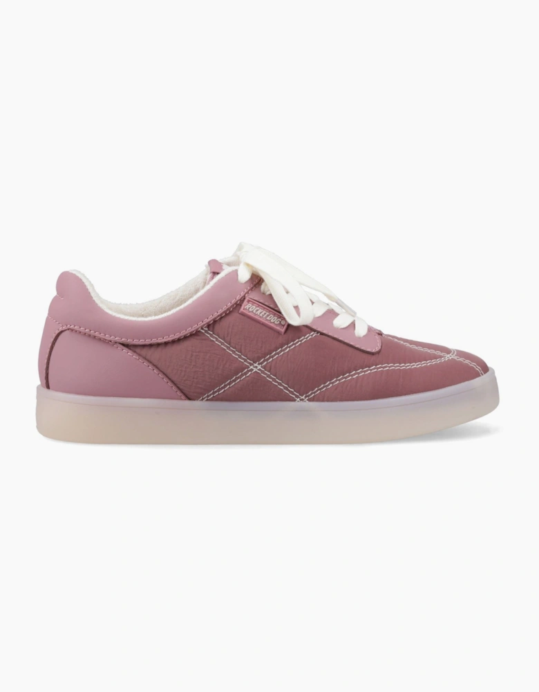 Kitty Nylon PU Nylon Women's Mauve Trainers