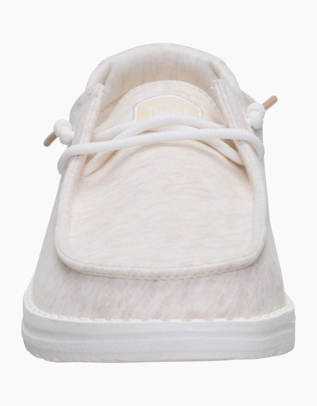 HEYDUDE Wendy Stretch Jersey Textile Women's Oatmeal Loafers