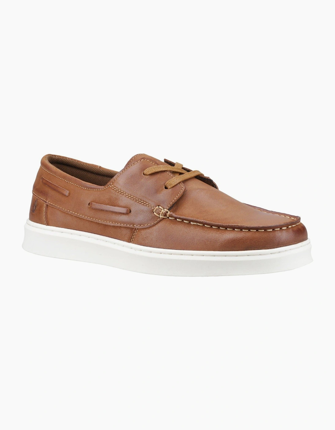 Madden Boat Shoe Leather Men's Tan Boat Shoes, 6 of 5