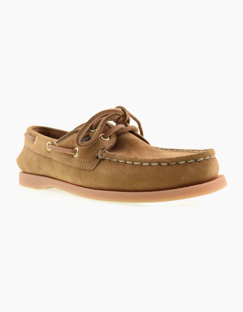 Sperry Authentic 2 Eye Boat Leather Women's Tan Boat Shoes