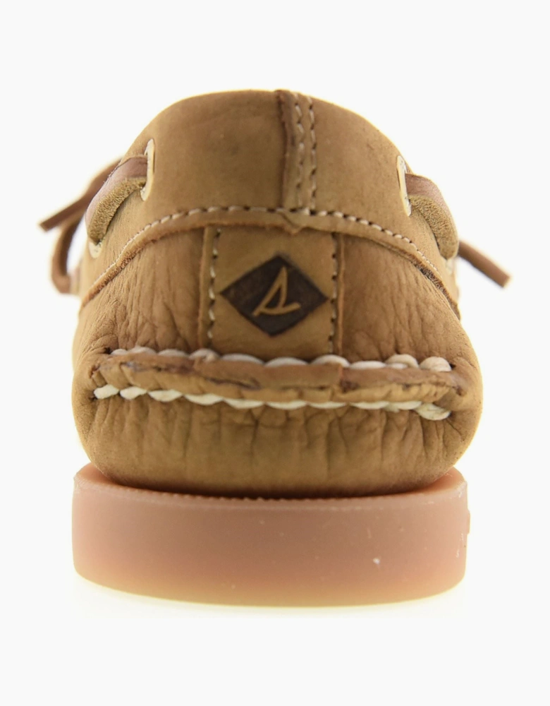 Sperry Authentic 2 Eye Boat Leather Women's Tan Boat Shoes