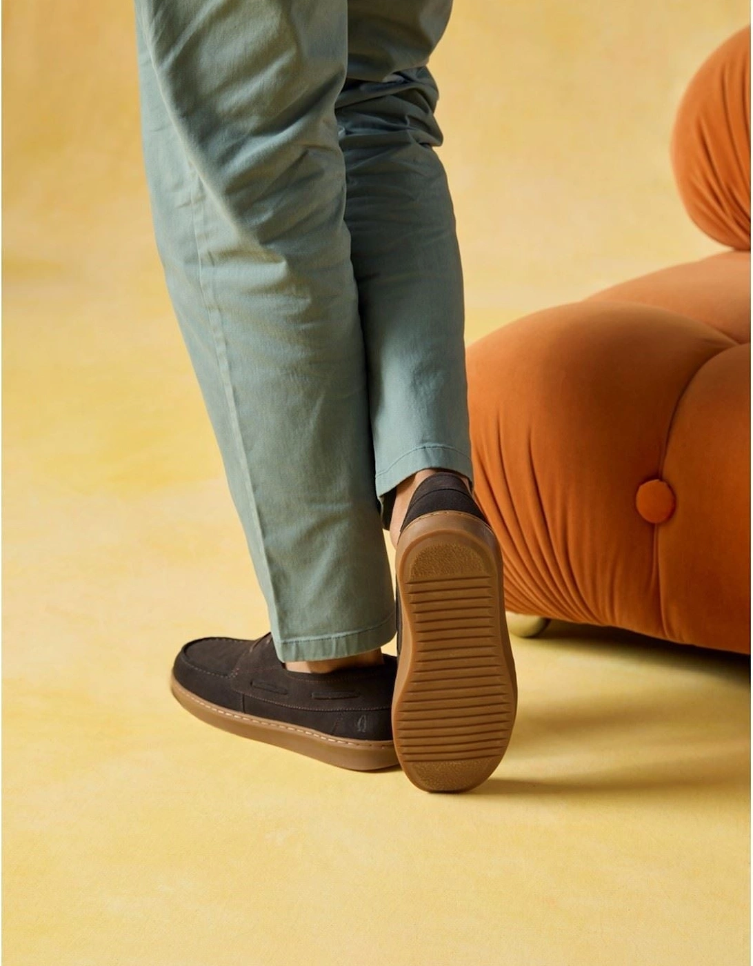 Madden Boat Shoe Leather Men's Chocolate Boat Shoes