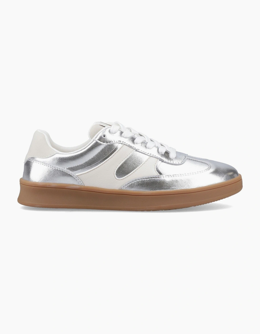 Maura Suede Women's Silver Trainers
