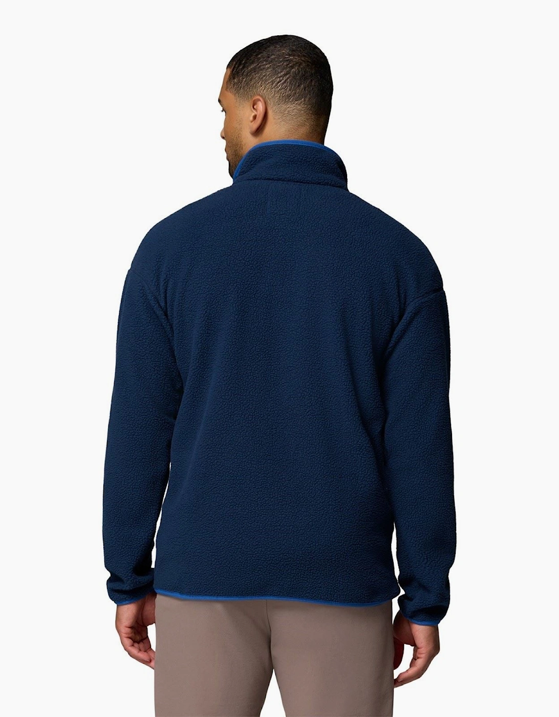 Helvetia II Half Snap Men's Blue Fleece Jacket