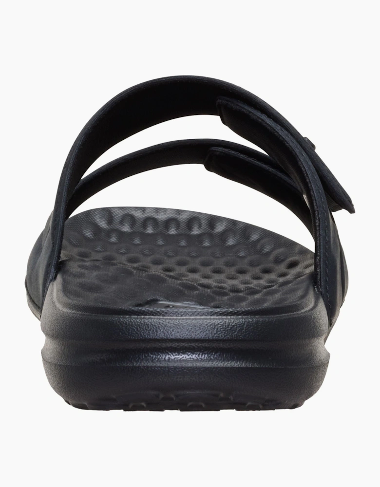 HEYDUDE Wave 2 Strap Polyurethane Men's Black/Black Sandals