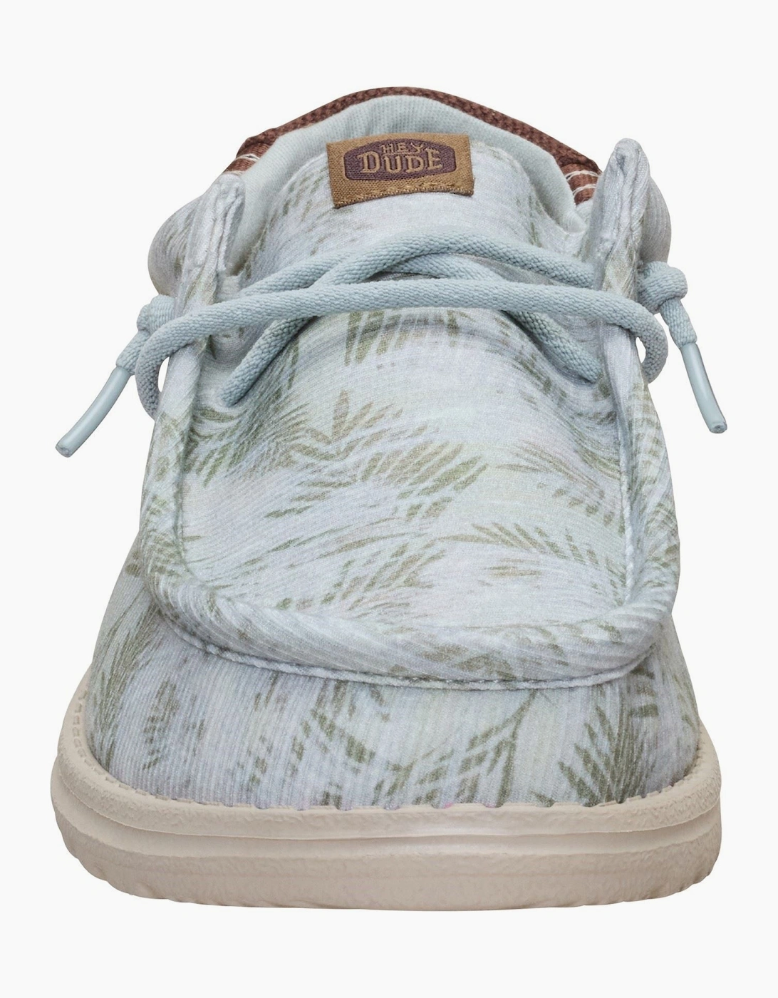 HEYDUDE Wally Washed Textile Men's Harbour Green/Multi Loafers