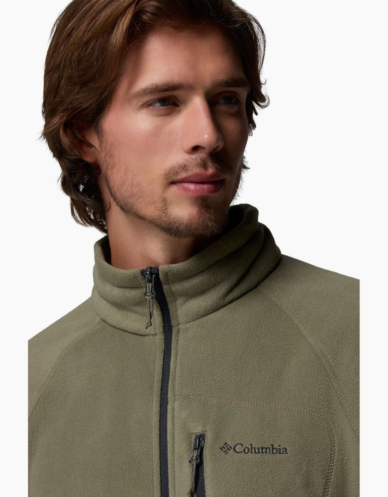 Fast Trek II Full Zip Men's Green Fleece Jacket