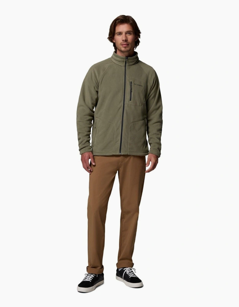 Fast Trek II Full Zip Men's Green Fleece Jacket