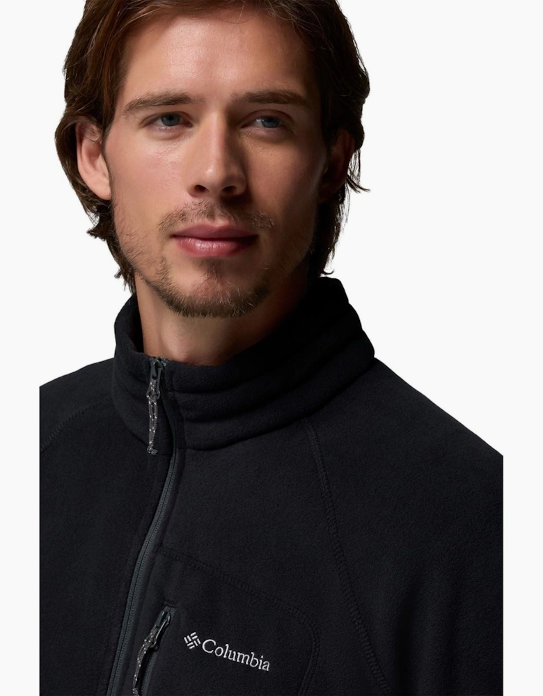 Fast Trek II Full Zip Men's Black Fleece Jacket