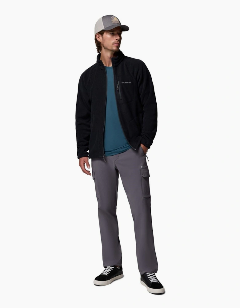Fast Trek II Full Zip Men's Black Fleece Jacket