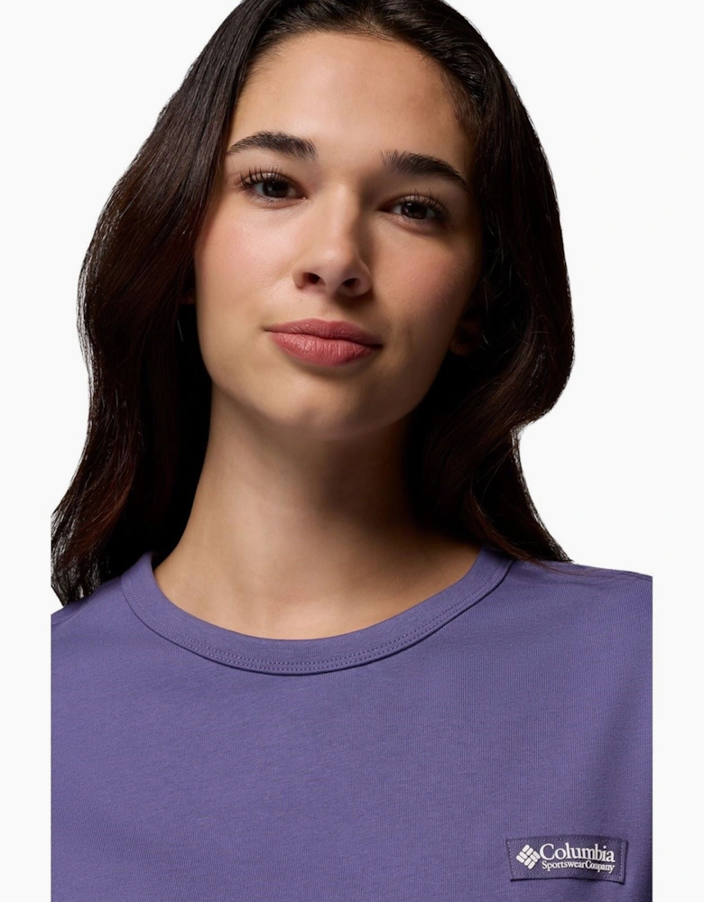 CSC Heavyweight Graphic Tee Cotton Women's Purple T-Shirt