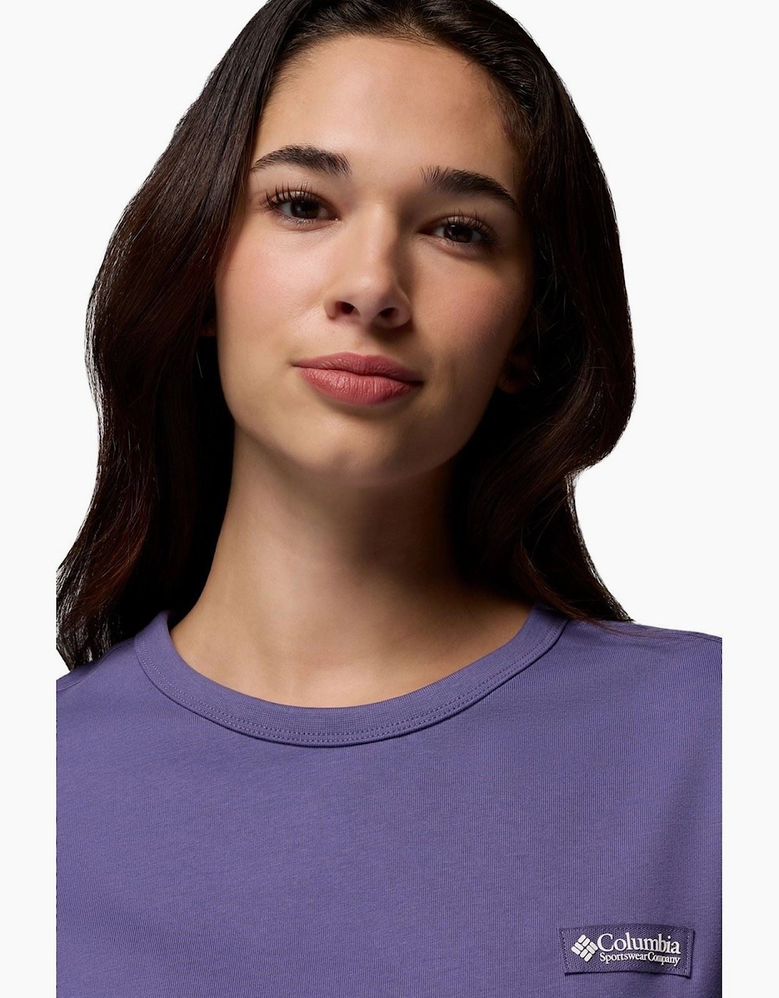 CSC Heavyweight Graphic Tee Cotton Women's Purple T-Shirt