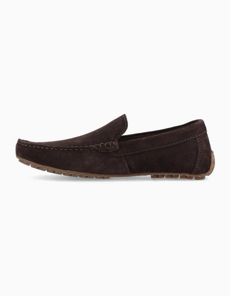 Ralph Suede Leather Men's Brown Loafers