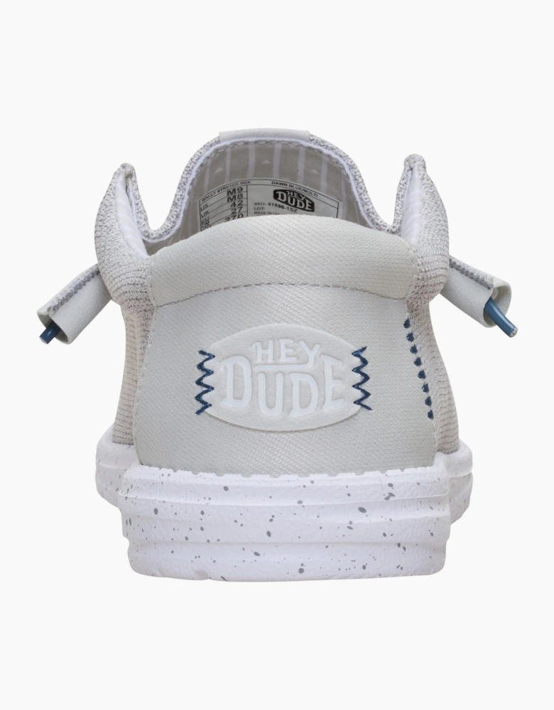 HEYDUDE Wally Stretch Sox Polyester Men's Dawn Blue/Multi Loafers