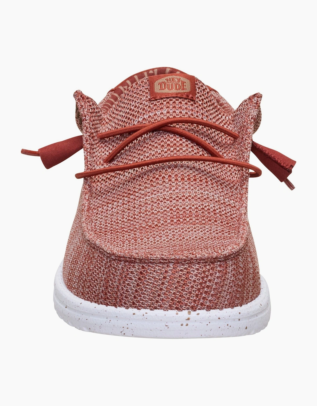 HEYDUDE Wally Stretch Sox Polyester Men's Burnt Red/Multi Loafers