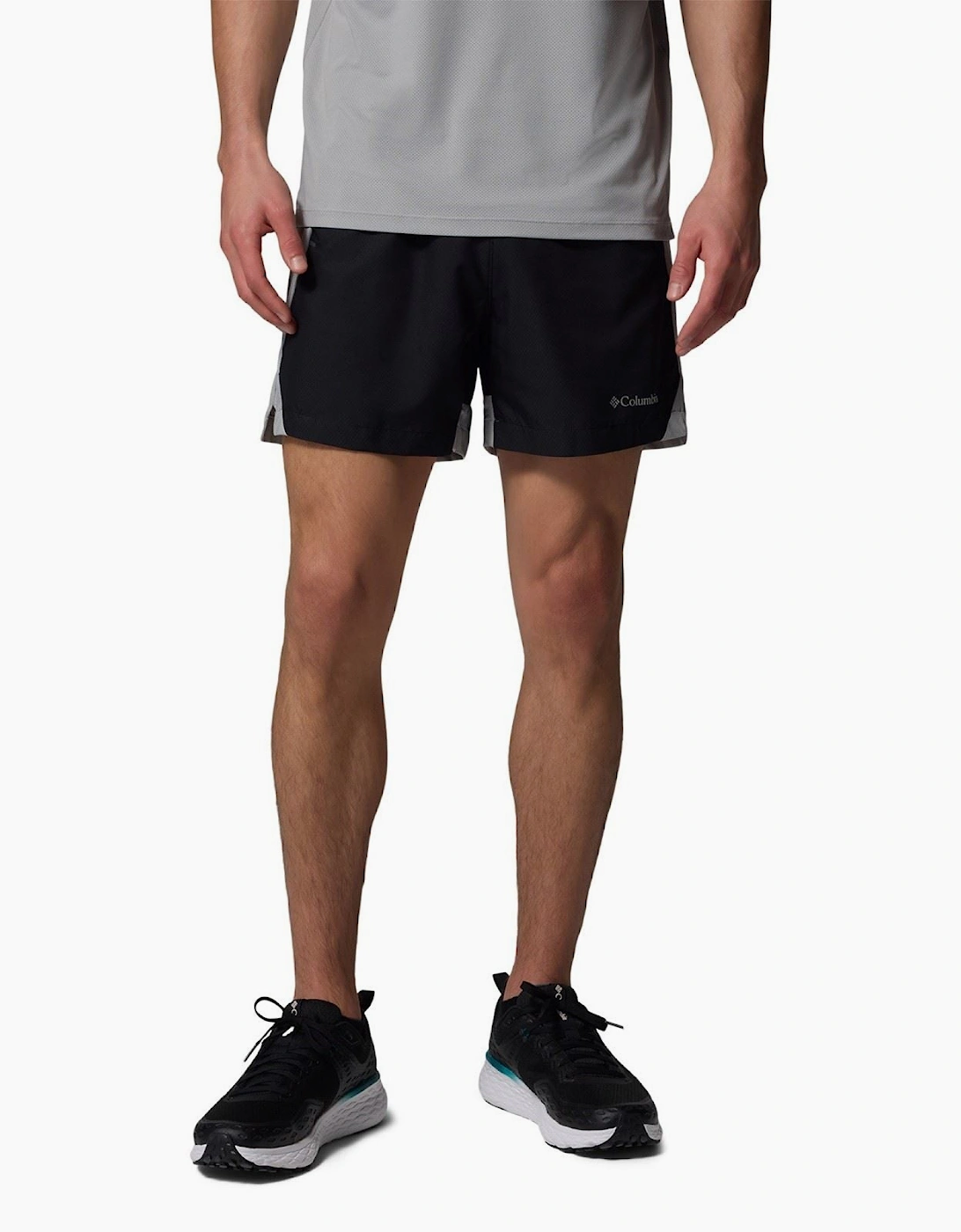 Three Pitch Polyester Men's Black Activewear Shorts, 7 of 6