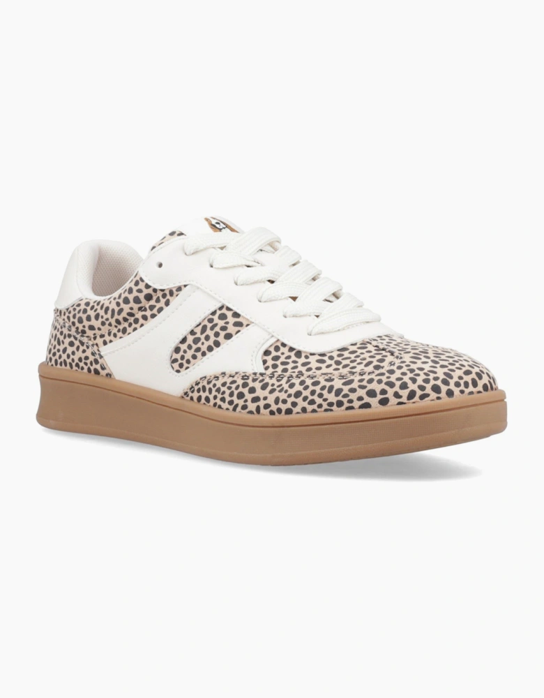 Maura Textile Textile Women's Cheetah Trainers