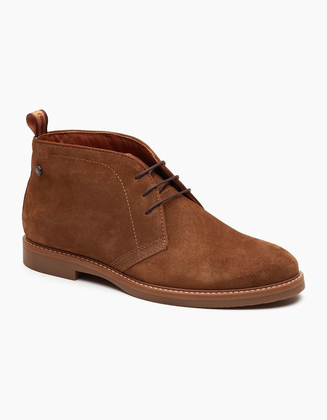 Base Men's Brown London Carlton ChUKka Leather Ginger Boots - Size 9