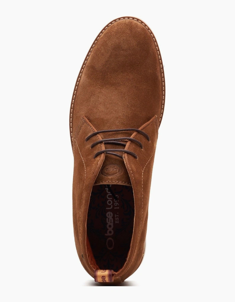 London Carlton Chukka Leather Men's Ginger Boots