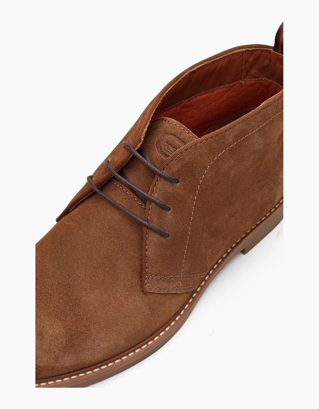 London Carlton Chukka Leather Men's Ginger Boots