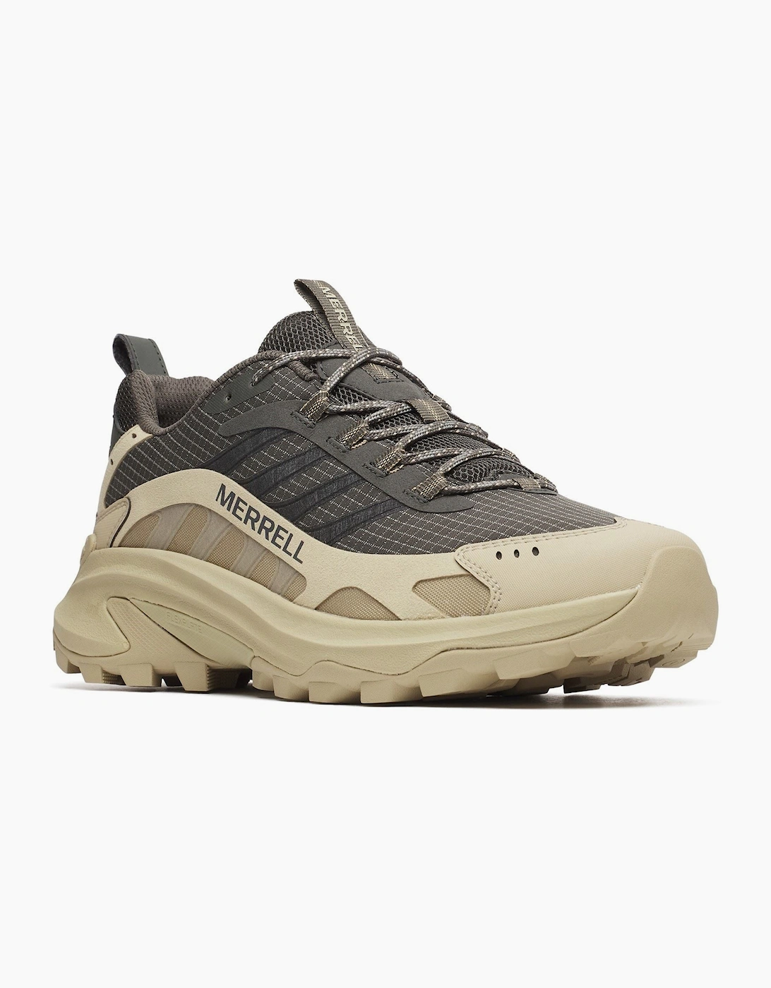 Merrell Men's Grey Moab Speed 2 Sport Nylon Beluga/Palm Trainers - Size: 7