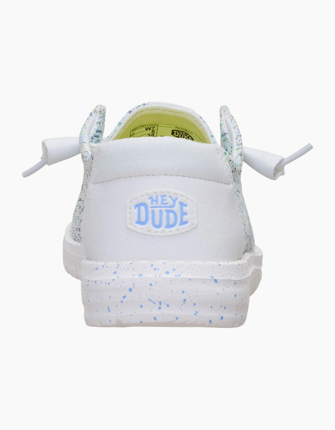 HEYDUDE Wendy Stretch Polyester Women's White/Multi Loafers